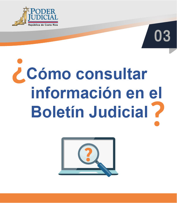 Imagen Cómo consultar información en el Boletín Judicial 